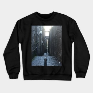 A street scene in Edinburgh, Scotland Crewneck Sweatshirt